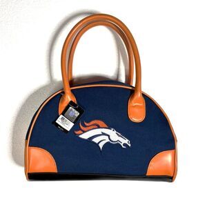 Denver Broncos NFL Bowler Bag Purse Productions Officially Licensed NWT